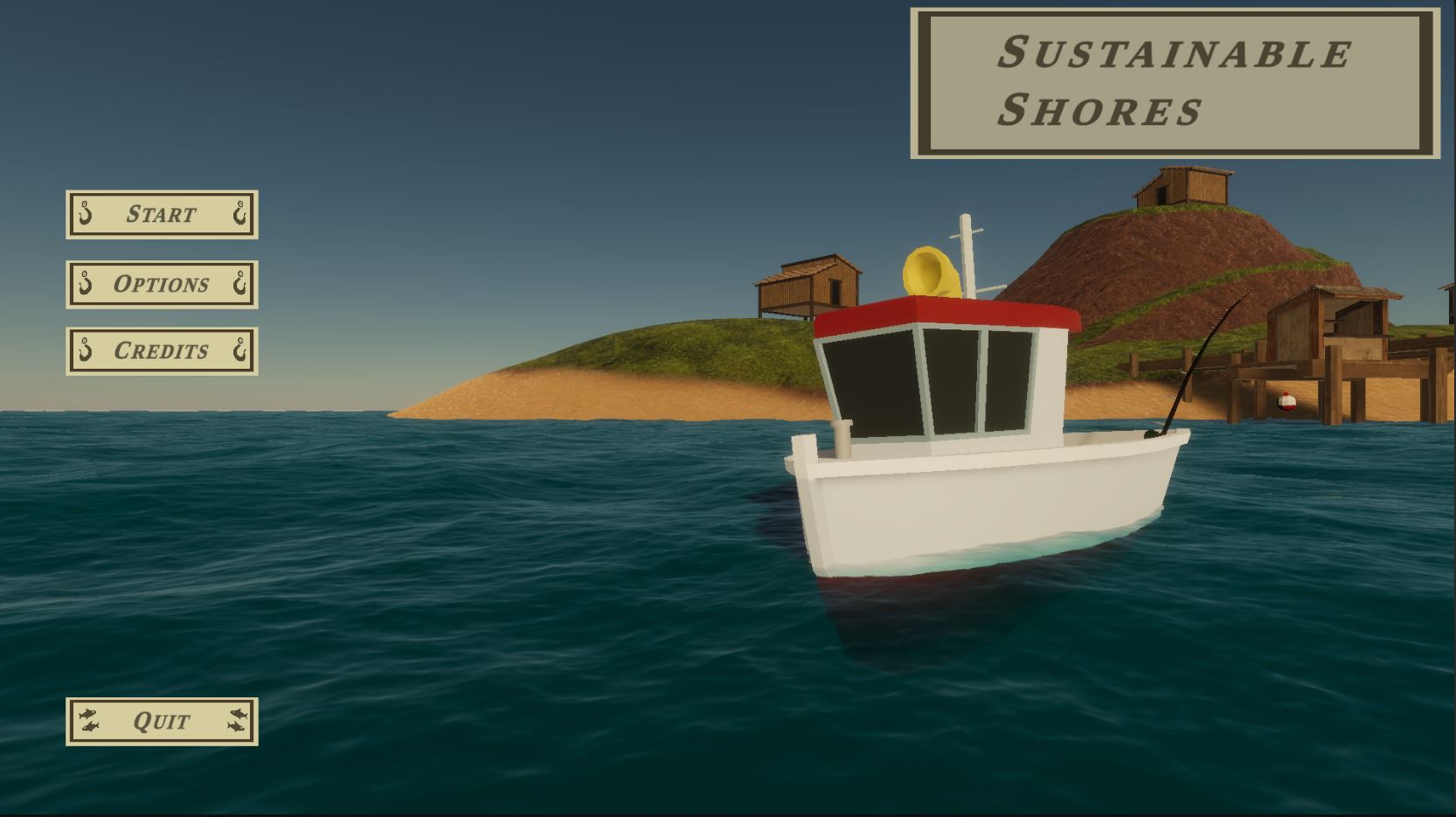 Sustainable Shores - A fishing game with a focus on sustainability and conservation.